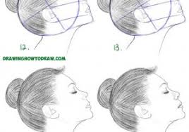 Extend the jawline beyond the vertical line that goes down the center of the face. Side Profile Face Woman Sketch At Paintingvalley Com Explore Collection Of Side Profile Face Woman Sketch