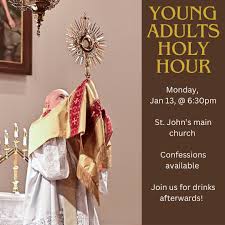 Come to January's Holy Hour tomorrow!
