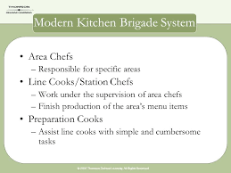 45 Veritable Organization Chart Of The Modern Kitchen Brigade