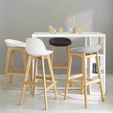 Maybe you would like to learn more about one of these? White Scandinavian Bar Chair With Oak Ice Maisons Du Monde Kitchen Bar Table Scandinavian Bar Stool Tall Dining Table