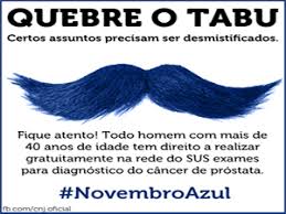 Resultado de imagem para CDP APOIA O NOVEMBRO AZUL