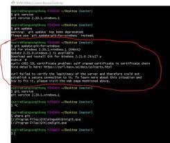 The following set of commands will help you understand how to use git via the command line. Don T Understand Error Message On Git Bash On Windows 10 After Trying To Update It Super User