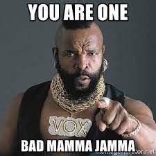 You Are One Bad Mamma Jamma Mr T Meme Generator