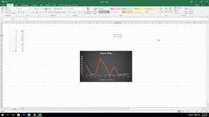 how to create a 2d line chart in excel 2016