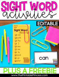 A state of noisy and confused activity. Fun Sight Word Activities For Kindergarten