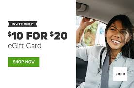 Maybe you would like to learn more about one of these? 20 Discounted Uber Gift Card Only 10