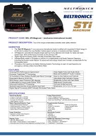 As for k band, turning off k band enables control of the individual k band segments if you'd like to fine tune what the detector is. Bel Xr Magnum I Exclusive International Model Manualzz