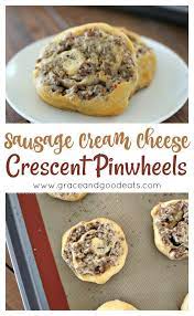 Sausage Cream Cheese Pinwheels Recipe Jimmy Dean Sausage Recipes Breakfast Pinwheels Brunch Dishes