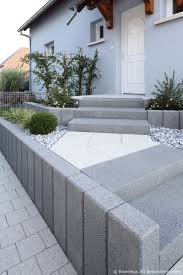 Blockstufen Blockstufen Hauseingang Treppen Treppe Aussen