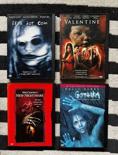 some of my snap cases 💿 the FearDotCom cover art is tew good . . .  #horrormovies #dvd #dvdcollection #dvdcollector