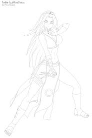 Sakura Haruno Lineart By Alexpetrow On Deviantart Anime Lineart Anime Character Drawing Dragon Ball Artwork