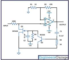 Circuit Daigram Of Automatic Gain Control With Amlifier Circuit Design Circuit Audio Amplifier