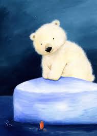 $1.30 (11 used & new offers) little polar bear finger puppet book (finger puppet brd bks) board book 2009 brdbk ed. Polar Bear And Fish Polar Bear Bear Paintings Artic Animals