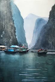 Artavenuebc Vietnam Art Vietnam Painting Watercolor Landscape
