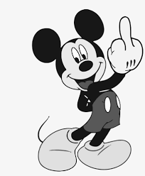 On a brick wall background, for your design. 5291488 Mickey Mouse Middle Finger Transparent Png 1953x1953 Free Download On Nicepng