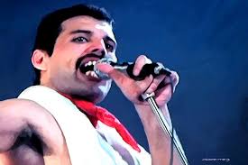 Freddie Mercury performance We will rock you