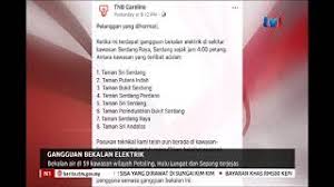 Bila angkat naik, tetap jatuh. N1 Gangguan Bekalan Elektrik Bekalan Air Di 59 Kawasan 19 Mac 2019 Youtube
