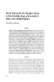 Menurut kamus kamus pelajar edisi kedua (2004), maksud bertutur ialah bercakap dan berbicara. Pdf Pencerakinan Maklumat Linguistik Dalam Kamus Melayu Indonesia Nur Ain Academia Edu
