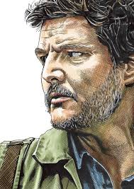 The Last of Us Pen Drawing