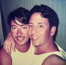 While Utah's winters meant playtime in the snow, the hot summers meant long  days at the pool/mini water park near our home. Jeff (here with Dylan  Awana) brought the family here most