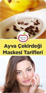 Ayva Cekirdegi Maskeleri Homemade Skin Care Natural Hair Gel Face Care