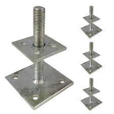 1 stück =eur 7,00 b=7 cm l=10 cm abholung vorzugsweise in gänaserndorf/süd möglich, oder auch in wien 19 grinzig nach vorheriger. 4er Set Pfostentrager Hohenverstellbar 35 160 Mm Fur Holzpfosten Spielturm Aus Holz Fur Den Garten Kaufen