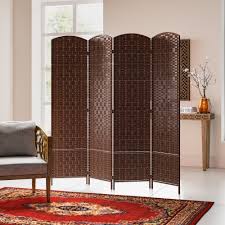 Modern room divider ideas for modern home interior design zoning and amazing partition wall design and decoration ideas 2020improve your modern design partition shelving unit. Winston Porter Andreu 71 H Bamboo Rattan Folding Room Divider Reviews Wayfair