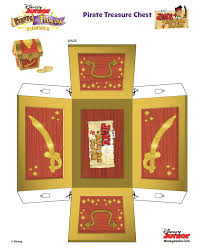 Page 1 Of 4 Treasure Chest Http Skgaleana Com Pirate And Princess Summer With Jake And Sofia The First Pr Pirate Crafts Pirate Birthday Party Pirate Party