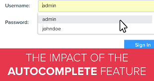 The Impact Of The Autocomplete Feature On Web Security Netsparker