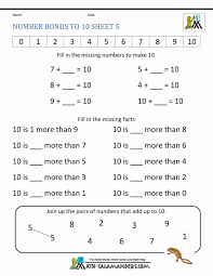 Number Bonds Worksheets In 2020 Number Bonds Worksheets Number Bonds To 10 Number Bonds