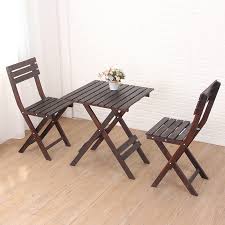 Home & garden, finance, vehicles Outdoor Table And Chair Set Solid Wood Balcony Folding Table Chair Combination Garden Leisure Solid Wood Tables Set Preservative Aliexpress