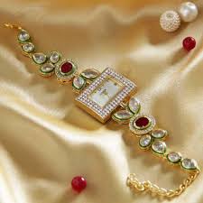 Traditional Kundan Work Wrist Watch Gift Send Fashion And Lifestyle Gifts Online J11046127 Igp Com Birthday Gifts For Girlfriend Sister Wedding Gift Romantic Birthday Gifts