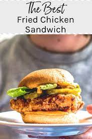 Fried Chicken Sandwich Recipe The Best Easy Chicken Recipes Video Recipe Fried Chicken Sandwich Easy Chicken Recipes Chicken Sandwich Recipes
