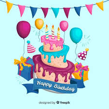 More Than 3 Millions Free Vectors Psd Photos And Free Icons Exclusive Freebies And All Gra Happy Birthday Design Happy Birthday Free Happy Birthday Download