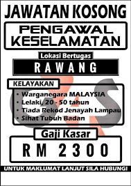 Jawatan kosong rawang februari 2021.there are 7418 kerja kosong in rawang and related to jawatan kosong rawang, jobs for rawang, rawang job openings, rawang job vacancies, rawang job opportunities at jawatan kosong 2021. Kerja Kosong Selangor 2020 August 2020