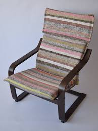 Poang Chair Cushion Kilim Rug Cover 031 Etsy Slipcovers For Chairs Ikea Poang Chair Chair Cushions