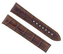 Omega seamaster planet ocean straps & bracelets. 22mm Genuine Leather Band Watch Strap For 41 5mm Omega Speedmaster 57 L Brown Os Ewatchparts