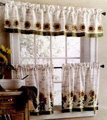 Maybe you would like to learn more about one of these? Amazon Com Sunflower Window Curtain Set 3 Pc Home Kitchen Kitchen Curtains And Valances Sunflower Kitchen Decor Curtains