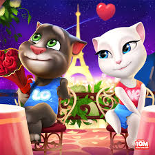 Talkingtom And I Had Such An Amazing Time On Our Trip Did You Have A Super Romantic Time With Your Valentine Xo Talking Angela My Talking Tom Talking Tom