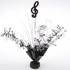 Black And White Music Notes Music Notes Party Ideas Shop For Black And White Music Note Centerpieces Decorations Centros De Mesa Musicales Decoracion De Musica Guirnalda De La Estrella
