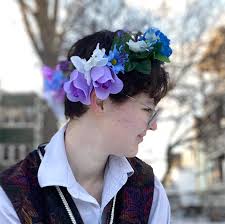 Handmade Flower Crown, Adult and Child Sizes (pre-made)