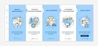 Building a personal brand takes time, but by picking specific get started today! Personal Brand Rules Onboarding Vector Template Responsive Mobile Website With Icons Web Page Walkthrough 5 Step Screens Building Authority Color Concept With Linear Illustrations 2693151 Vector Art At Vecteezy