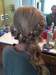 Pin By Tubtim Pimchanok On Hairstyles For Long Hair Hair Styles Curled Prom Hair Hairstyle
