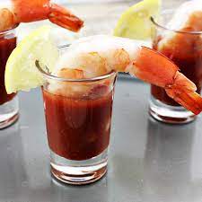 1 cup ketchup 1 tablespoon prepared horseradish 1/4 teaspoon salt 1/4 teaspoon ground black pepper 1 teaspoon ancho or other mild chili powder pinch cayenne pepper 1 tablespoon juice from 1. Easy Shrimp Cocktail Appetizer Recipe Home Cooking Memories