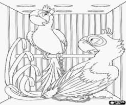 Macaws blu and jewel are living the domesticated life with their kids in the magical city of rio de janeiro. Rio Coloring Pages Printable Games 2