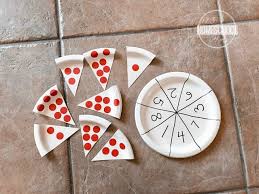 Pizza Math Activity Preschool Fun Homeschool Practice Numbers In 2020 Math Activities Preschool Fun Homeschool Preschool Crafts
