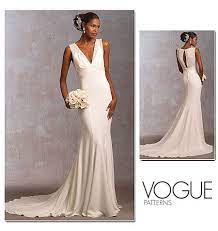 Ebay brautkleid hochzeitskleid boho vintage glitzer perlen. Vogue Schnittmuster Brautkleid V1032 Maschinensticken Nahen Schnittmuster Silkes Naehshop De