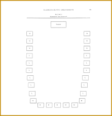 7 U Shaped Classroom Seating Chart Template Fabtemplatez