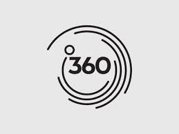 360 Degrees Logo Concept Degree Logo Logo Concept Circle Logo Design