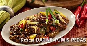 Yuk, bikin variasi resep berbahan daging lainnya yang gak kalah enak, seperti daging masak pedas berikut ini. Resepi Daging Tumis Pedas Sedap Giler Asap Dapur
